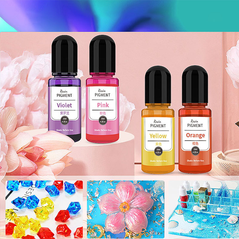 24/30 kolorów Zestaw 10ml Żywi – Resin Pigment Alcohol Ink recenzja i cena