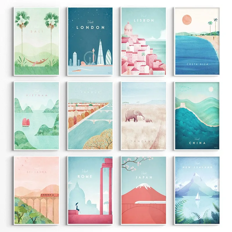 Minimalistyczne plakaty podróż – Resin Art New Zealand recenzja i cena