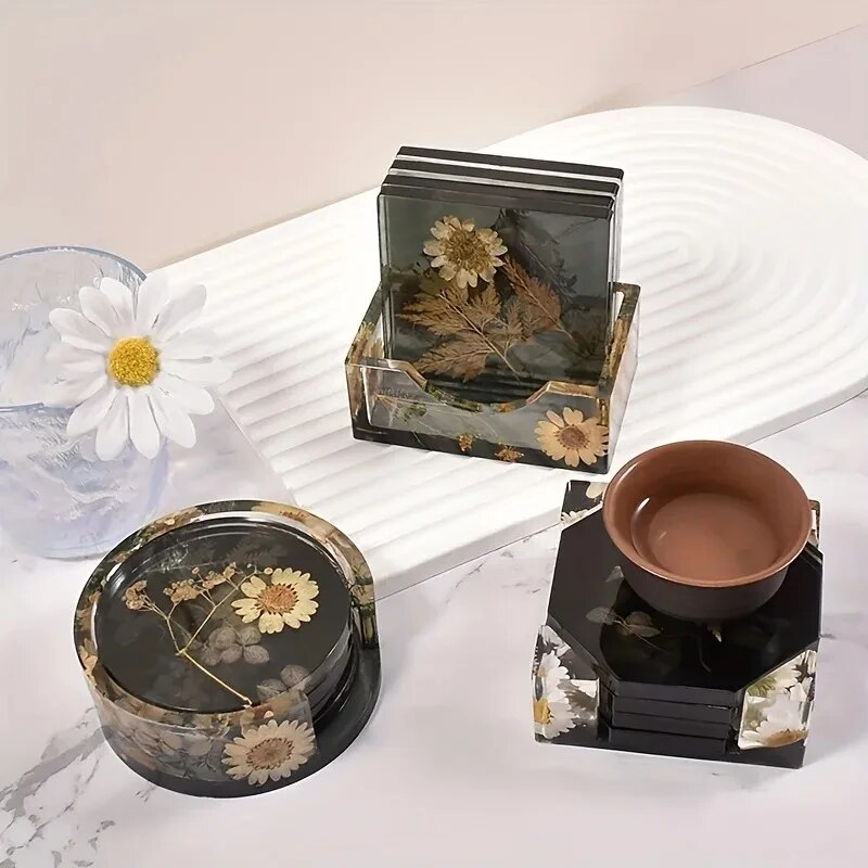 Zestaw form do żywicy Coaster  – Resin Art Kit For Beginners recenzja i cena