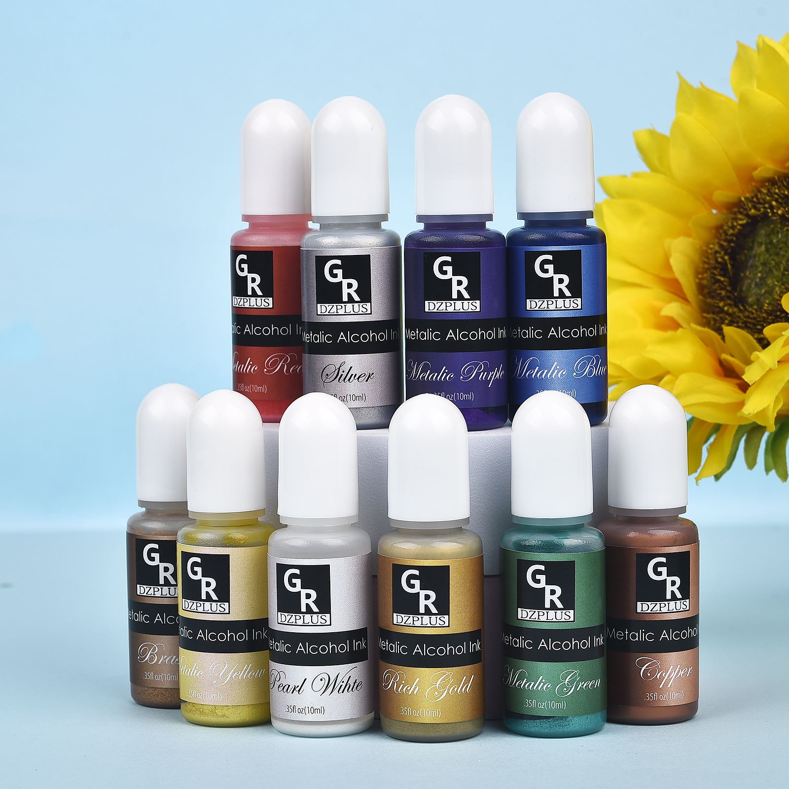 10ml/15ml Art Ink alkohol żywi – Resin Pigment Alcohol Ink recenzja i cena