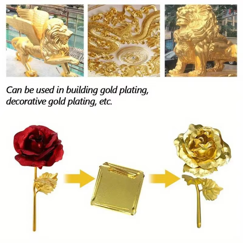 100 szt. Imitacja złota, srebr – Resin Art Gift For Anniversary recenzja i cena