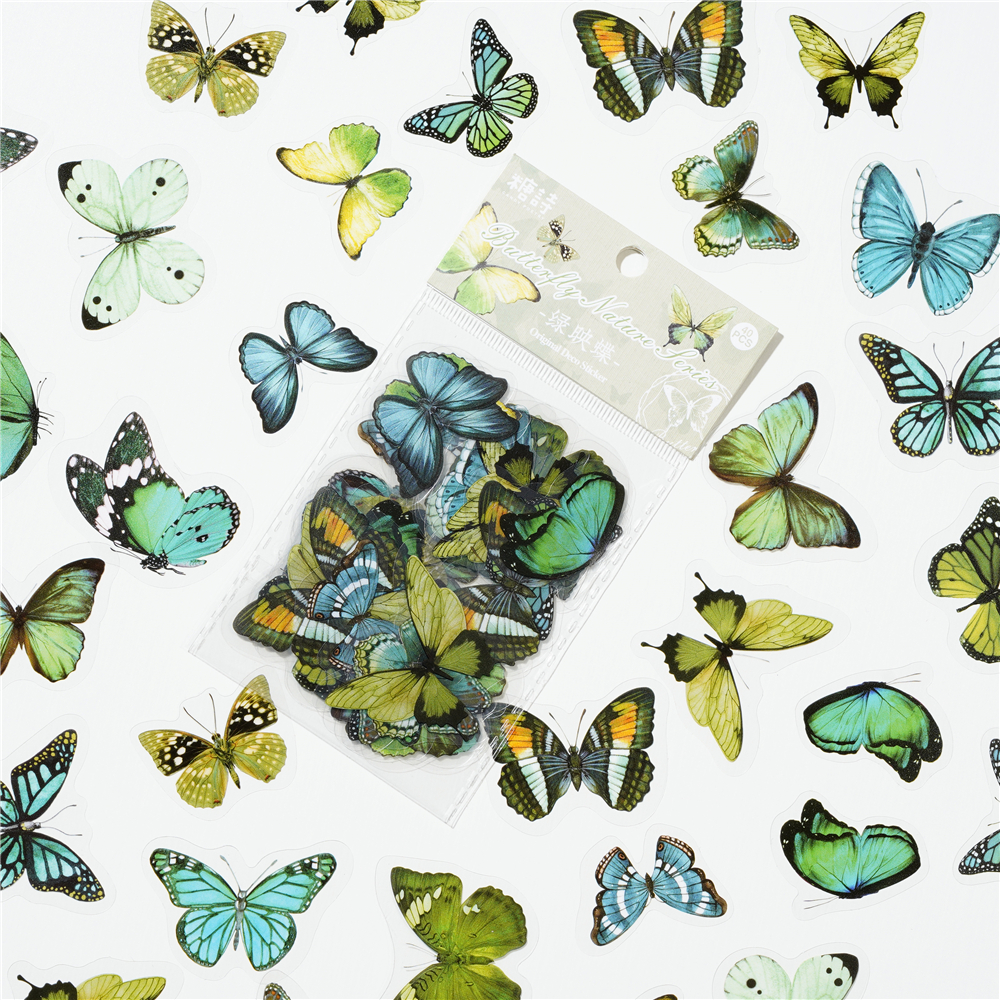 40 sztuk kolorowe skrzydła mot – Resin Art Sticker recenzja i cena