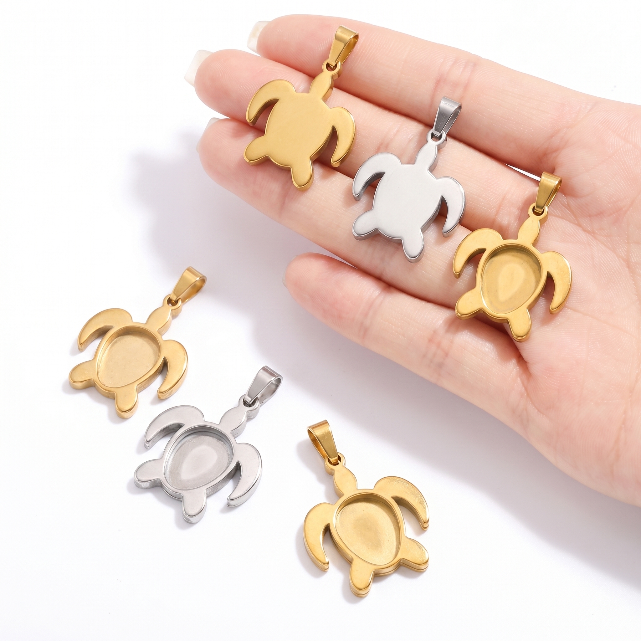 5 szt. Zawieszek w kształcie ż – Resin Art Love recenzja i cena