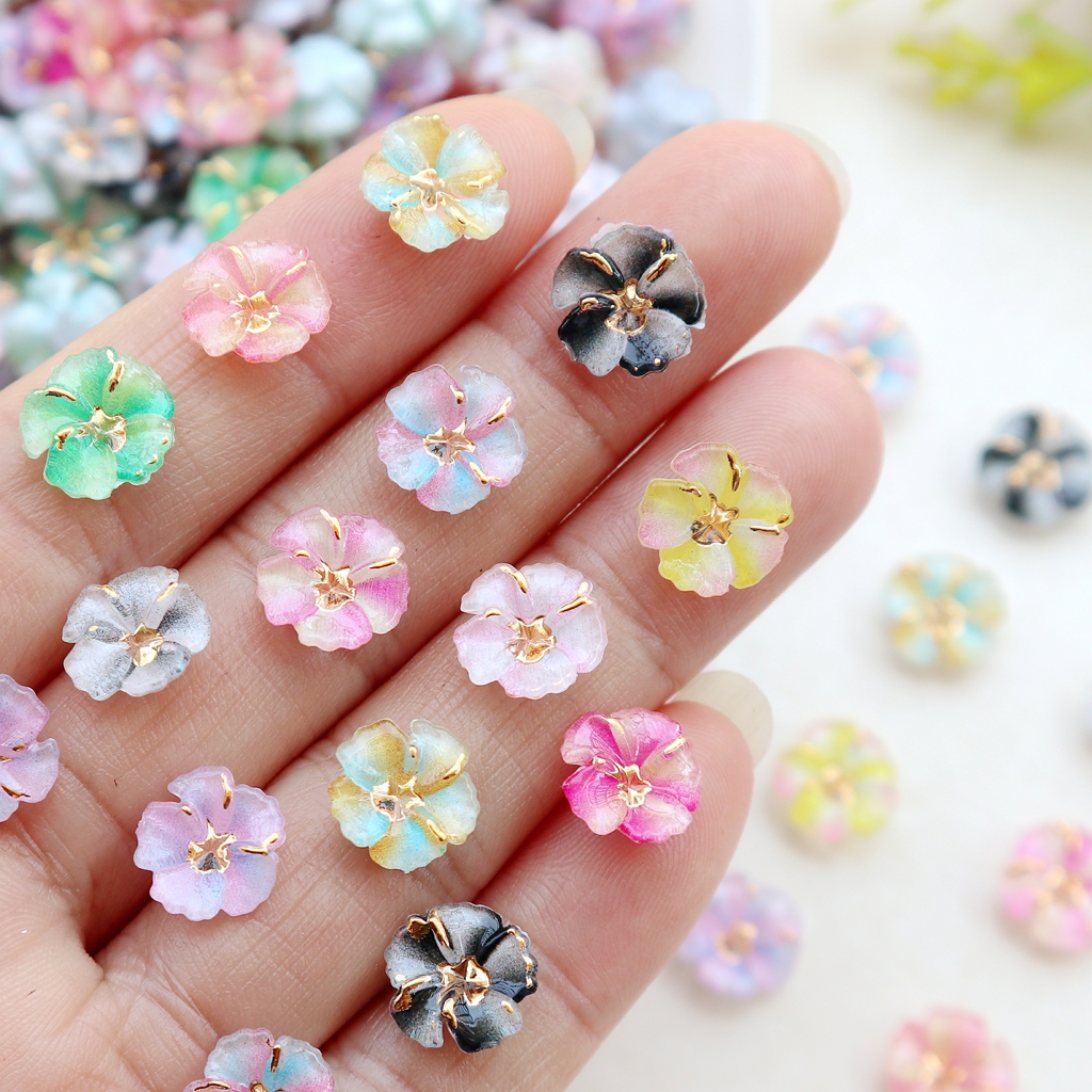 30 szt. Mini żywiczne kwiatki  – Resin Art Diy recenzja i cena