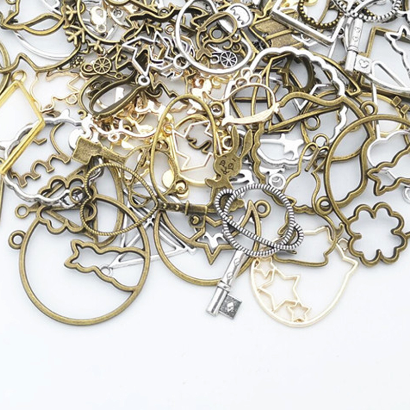 50g 100g DIY Mixed Charms Pend – Resin Art Frame recenzja i cena
