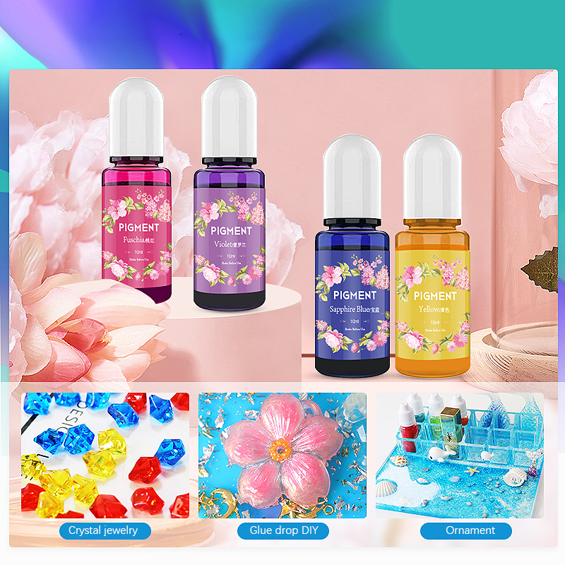 Zestaw tuszu alkoholowego, żyw – Resin Pigment Alcohol Ink recenzja i cena