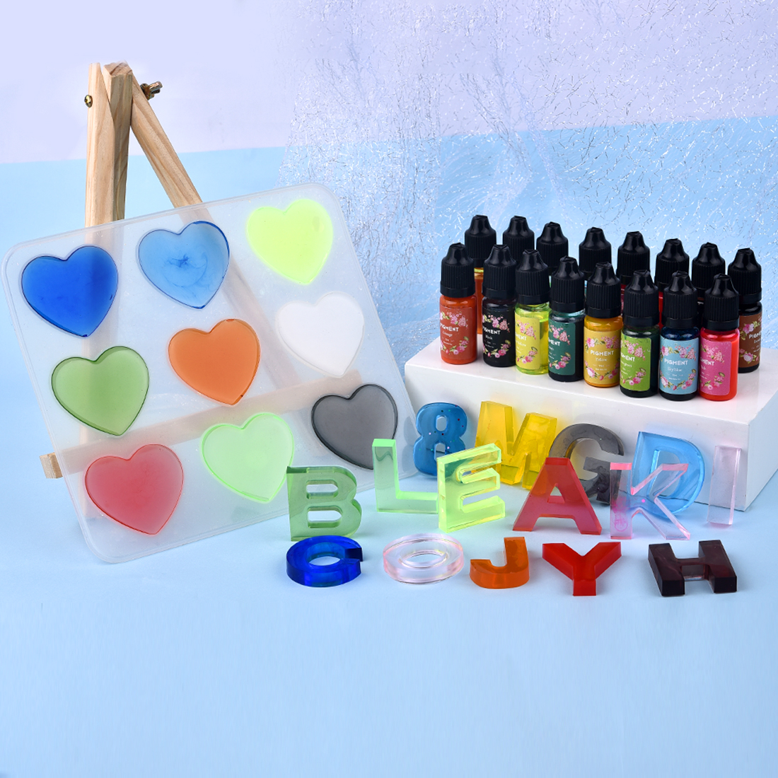 1 Zestaw pigmentów żywicznych  – Resin Pigment Alcohol Ink recenzja i cena